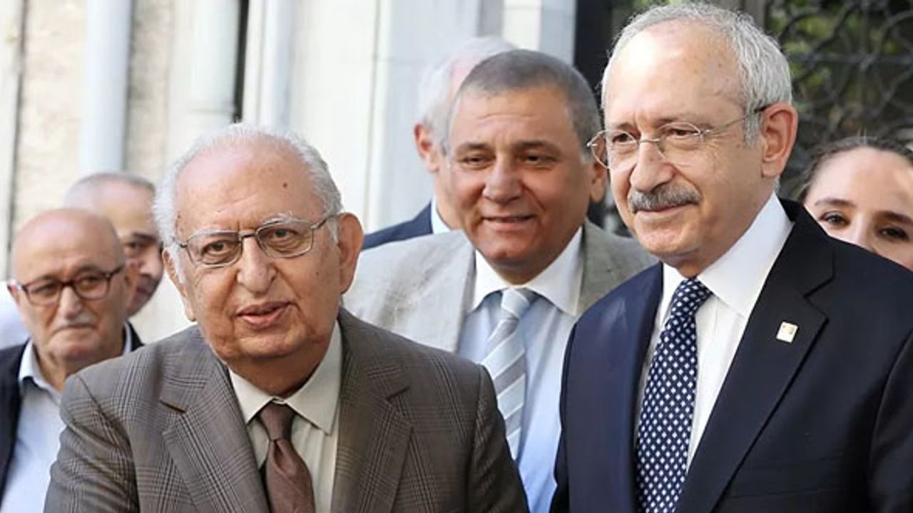 Kılıçdaroğlu, eski TBMM Başkanı Hüsamettin Cindoruk'u ziyaret etti