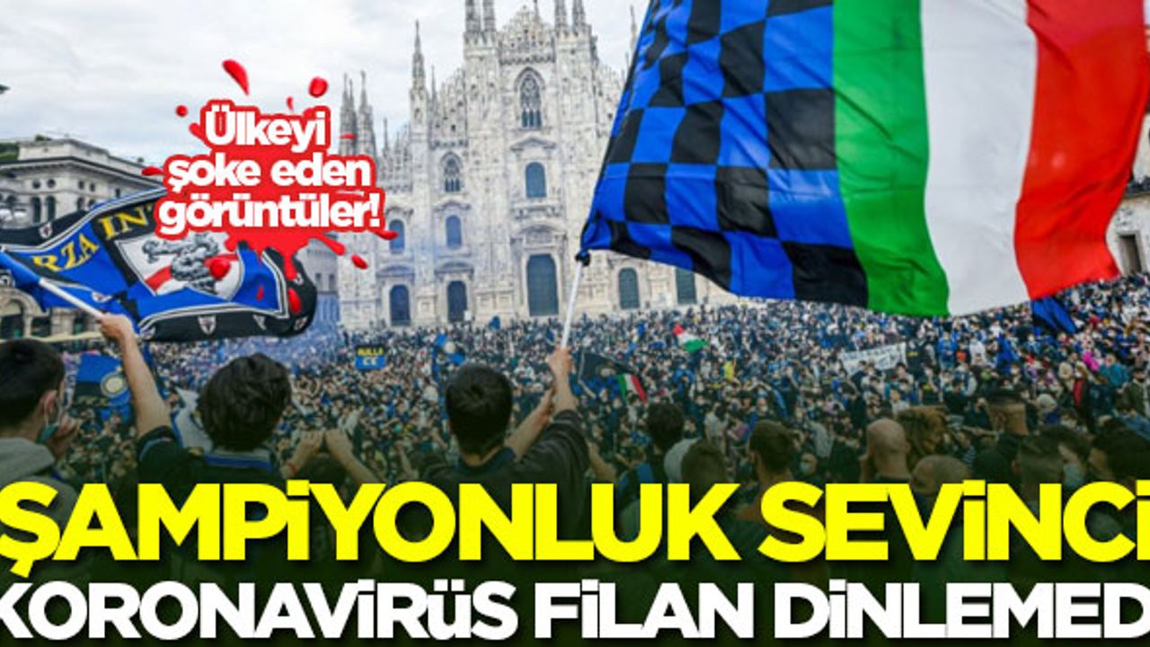 Şampiyonluk sevinci koronavirüs filan dinlemedi
