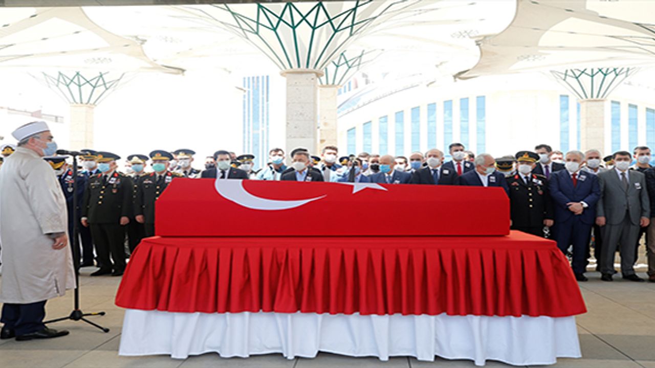 Şehit Jandarma Uzman Çavuş Hüseyin Keleş, Ankara'da son yolculuğuna uğurlandı