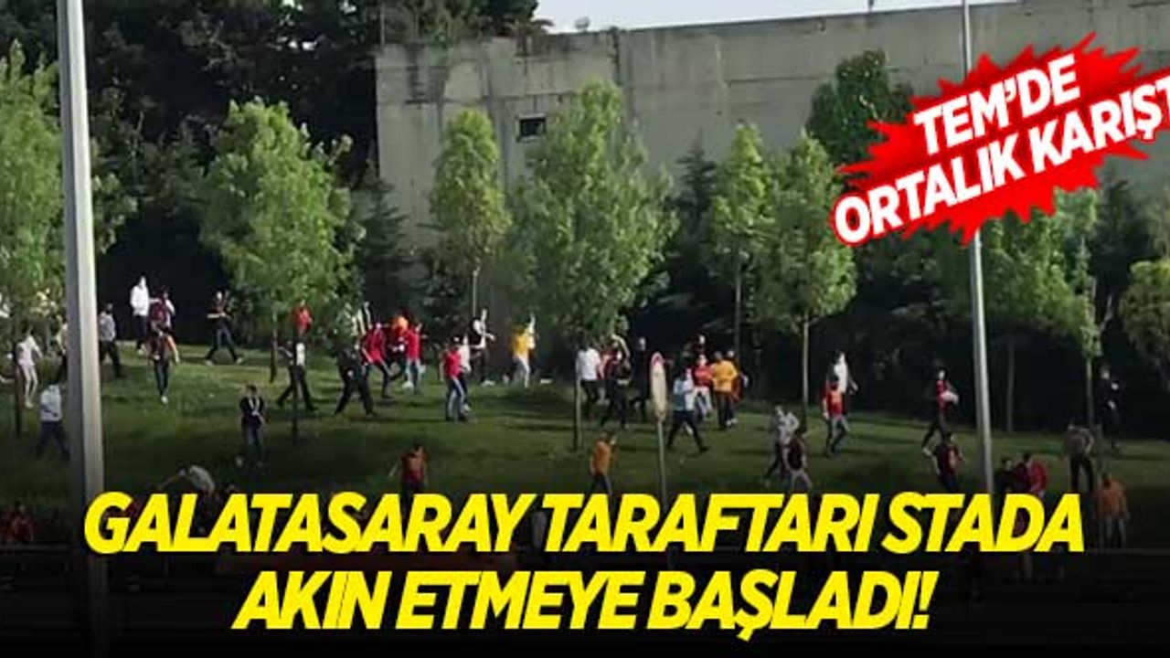 Stada akın etmeye başladılar! Galatasaray taraftarı kuralları çiğnedi...