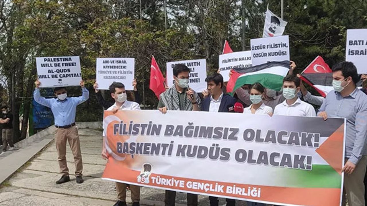 TGB üyeleri, İsrail’in Mescid-i Aksa’ya müdahalesini protesto etti