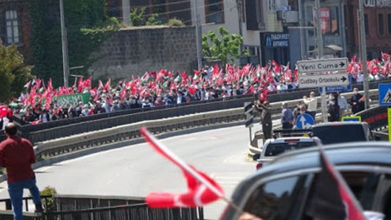 Trabzon Kudüs Dayanışma Platformu bu akşam 'Kudüs Konvoyu'yla Filistinlilere destek verecek