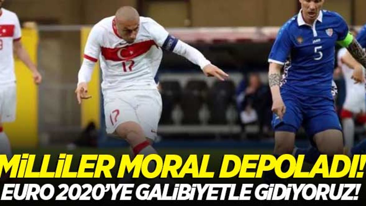 A Milli Takım EURO 2020'ye galibiyetle gidiyor!