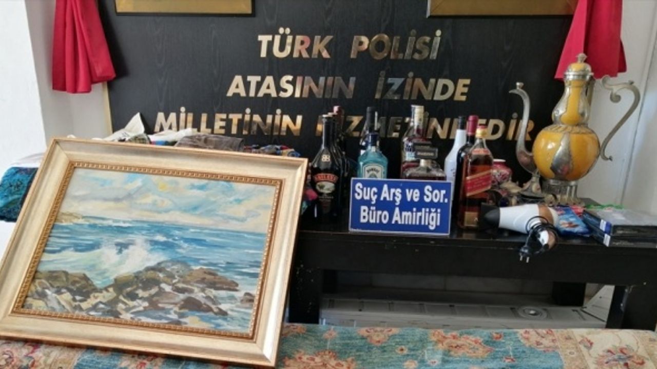 Antalya'da villalardan antika eşya çaldığı öne sürülen zanlı  tutuklandı