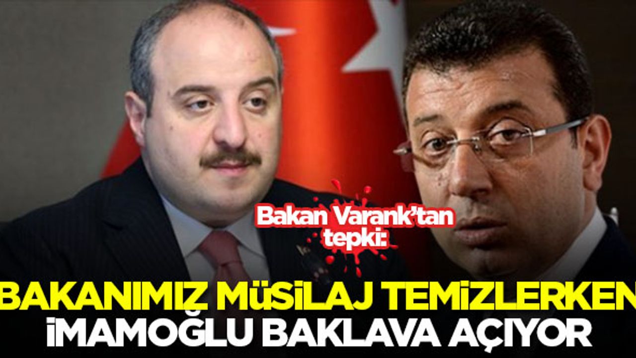 'Bakanımız müsilaj temizlerken İmamoğlu Antep’te baklava açıyor'