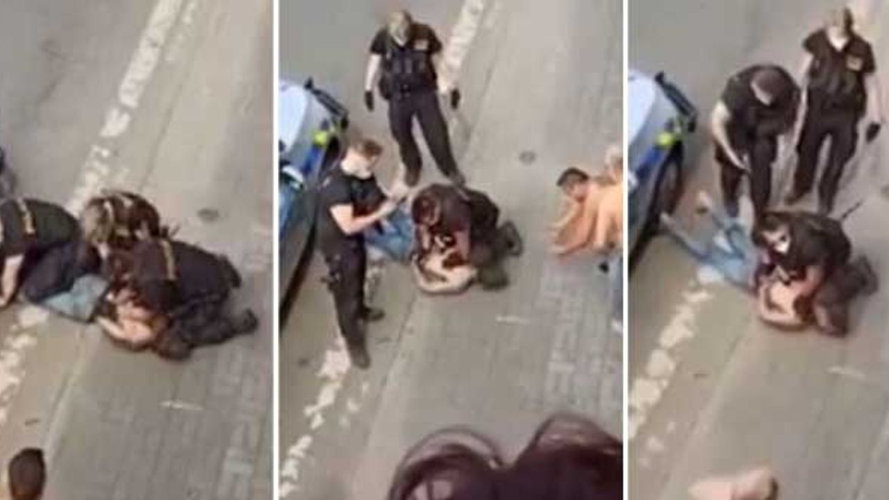 Çekya'da polisin diziyle ensesine bastırdığı kişi hayatını kaybetti
