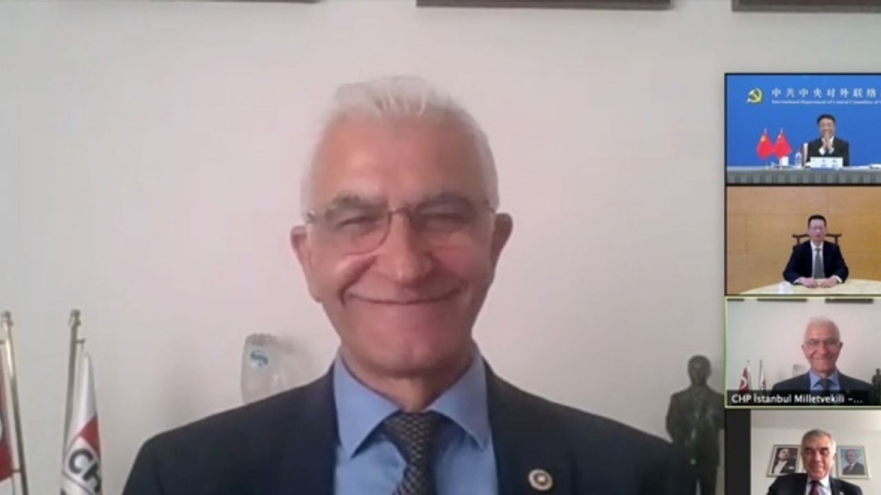 CHP ile Çin Komünist Partisi, çevrim içi toplantıda bir araya geldi