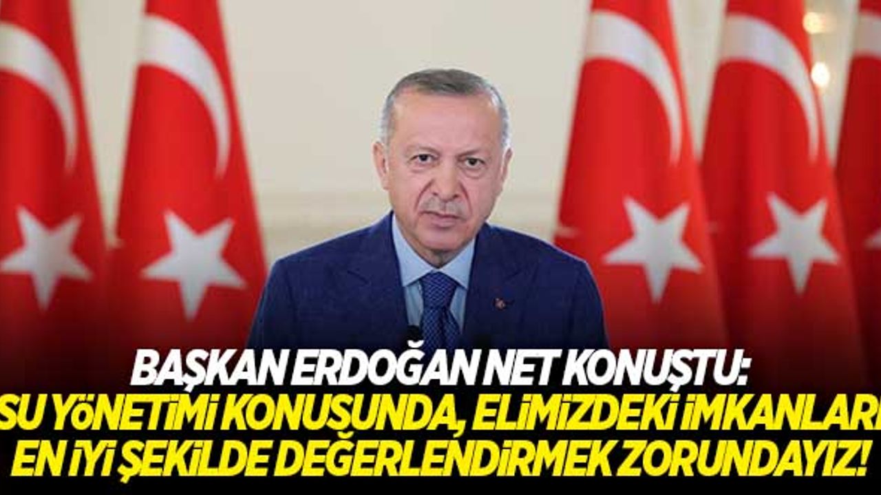 Cumhurbaşkanı Erdoğan, Kilis Yukarı Afrin Barajı ve İçme Suyu İsale Hattı Açılış Töreni'nde konuştu