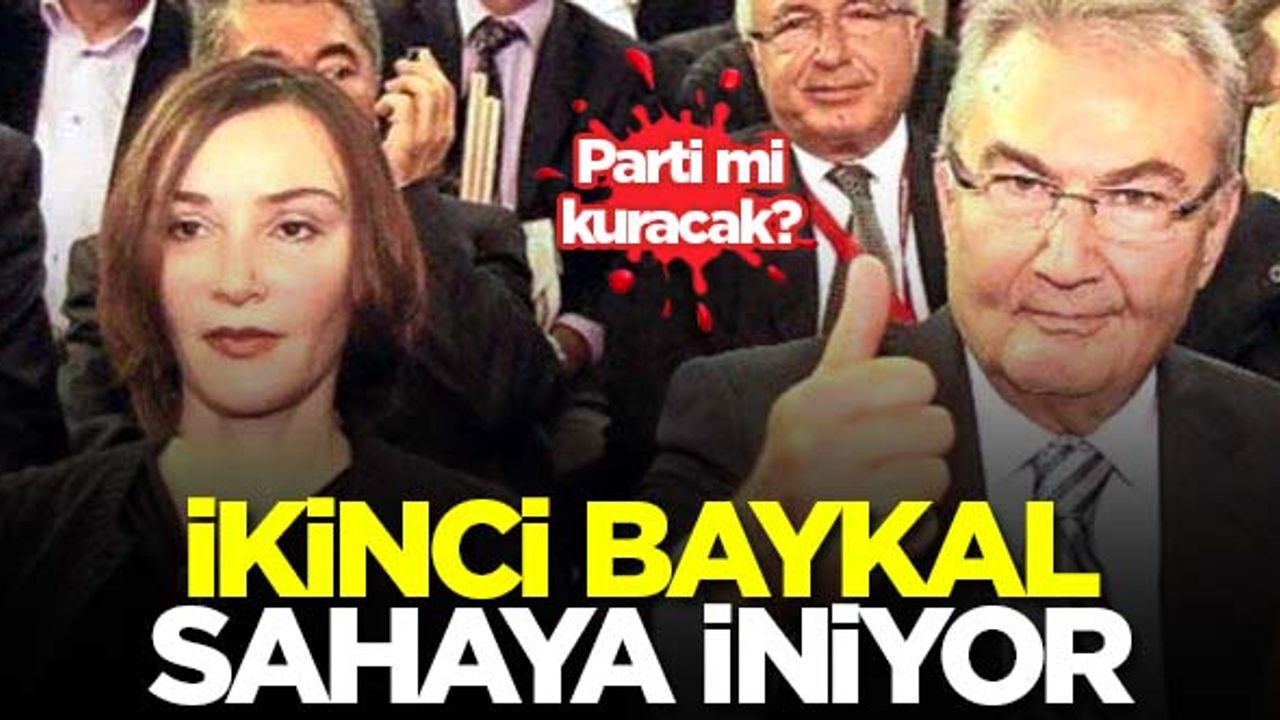 Deniz Baykal'ın kızı sahaya iniyor