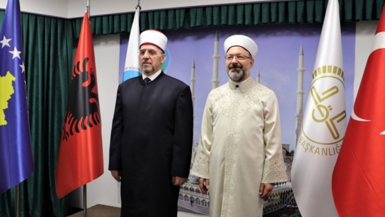 Diyanet İşleri Başkanı Erbaş, Kosova İslam Birliği’ni ziyaret etti