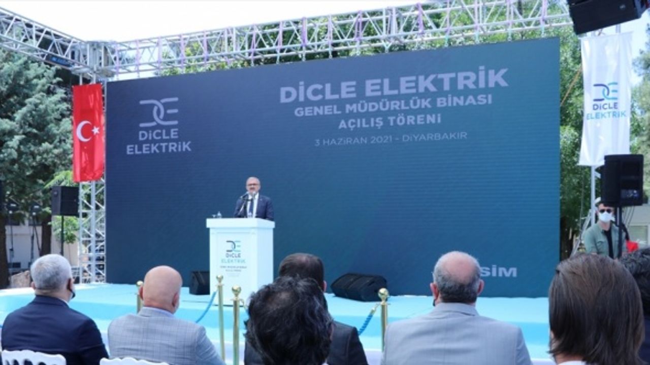 Diyarbakır'da Dicle Elektrik Dağıtım A.Ş'nin yeni genel müdürlük binası törenle hizmete açıldı