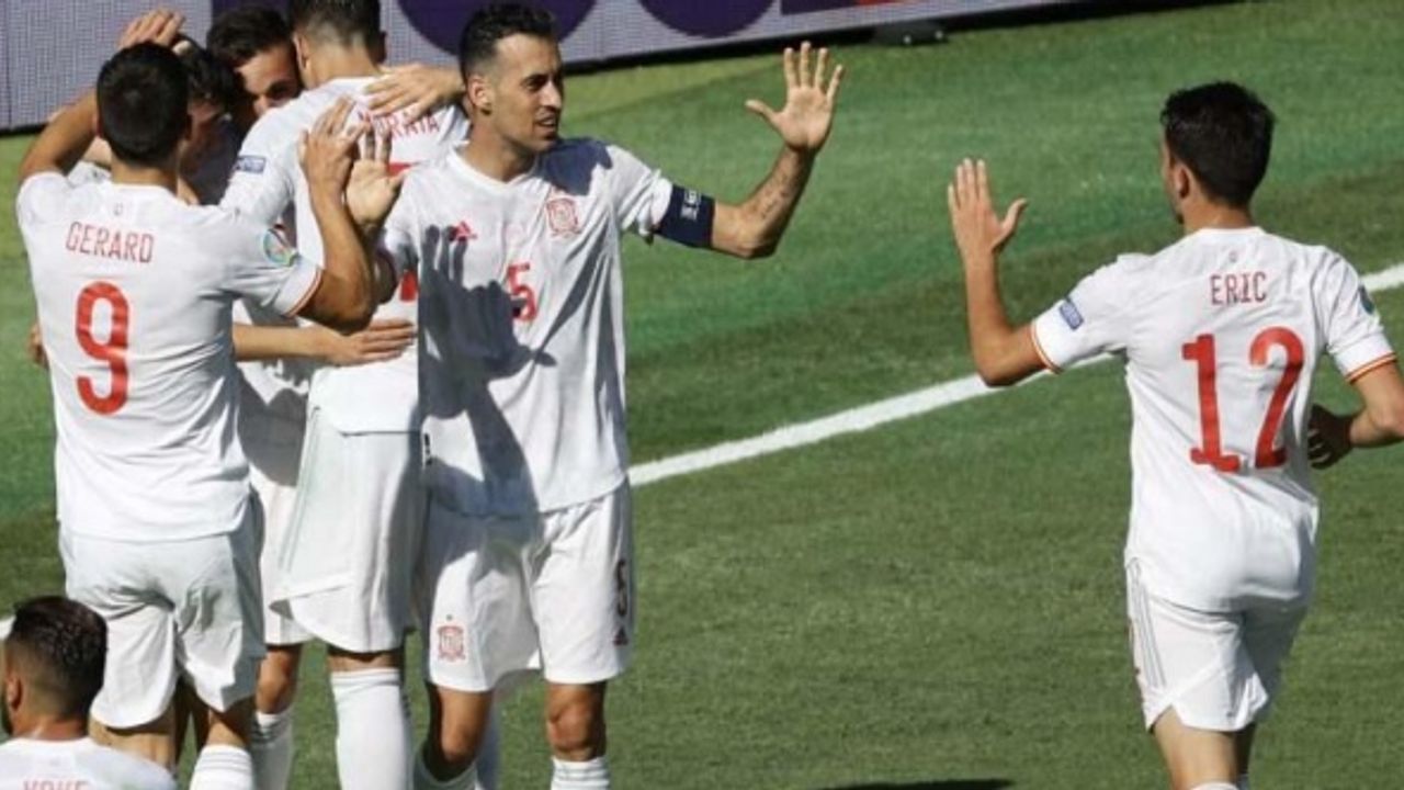 Euro 2020'de İspanya rakibini gol yağmuruna tuttu