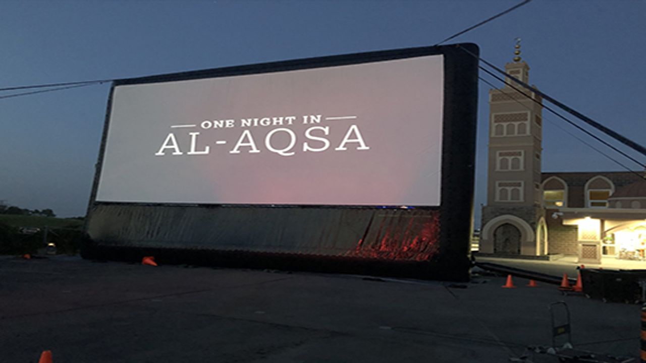 Filistin'de yaşananları anlatan "El-Aksa’da Bir Gece" filmi Kanada’da gösterime girdi