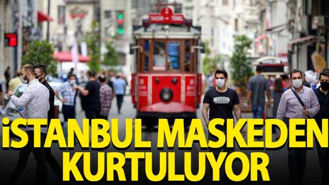 İstanbul'da maske zorunluluğunun kalkması öngörülüyor!