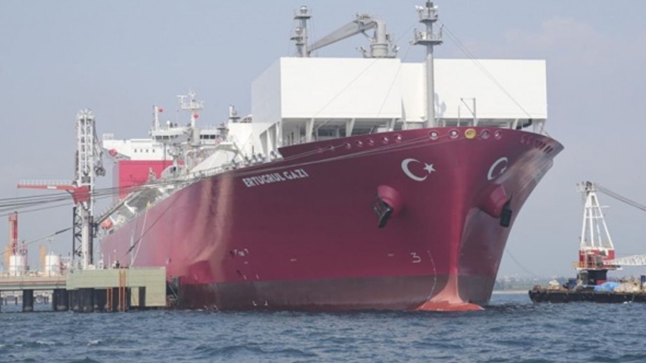 İşte Türkiye'nin ilk 'doğalgaz' gemisi!