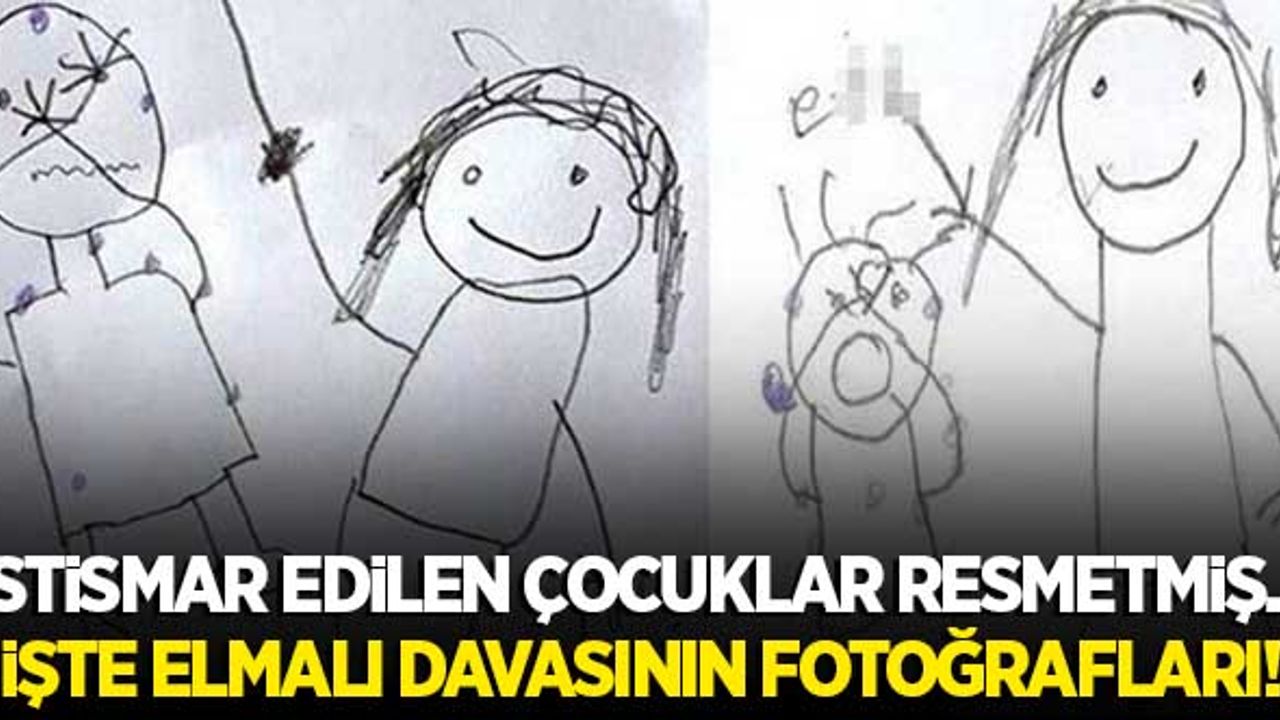 İstismar edilen çocuklar resmetmiş... İşte Elmalı davasının fotoğrafları!