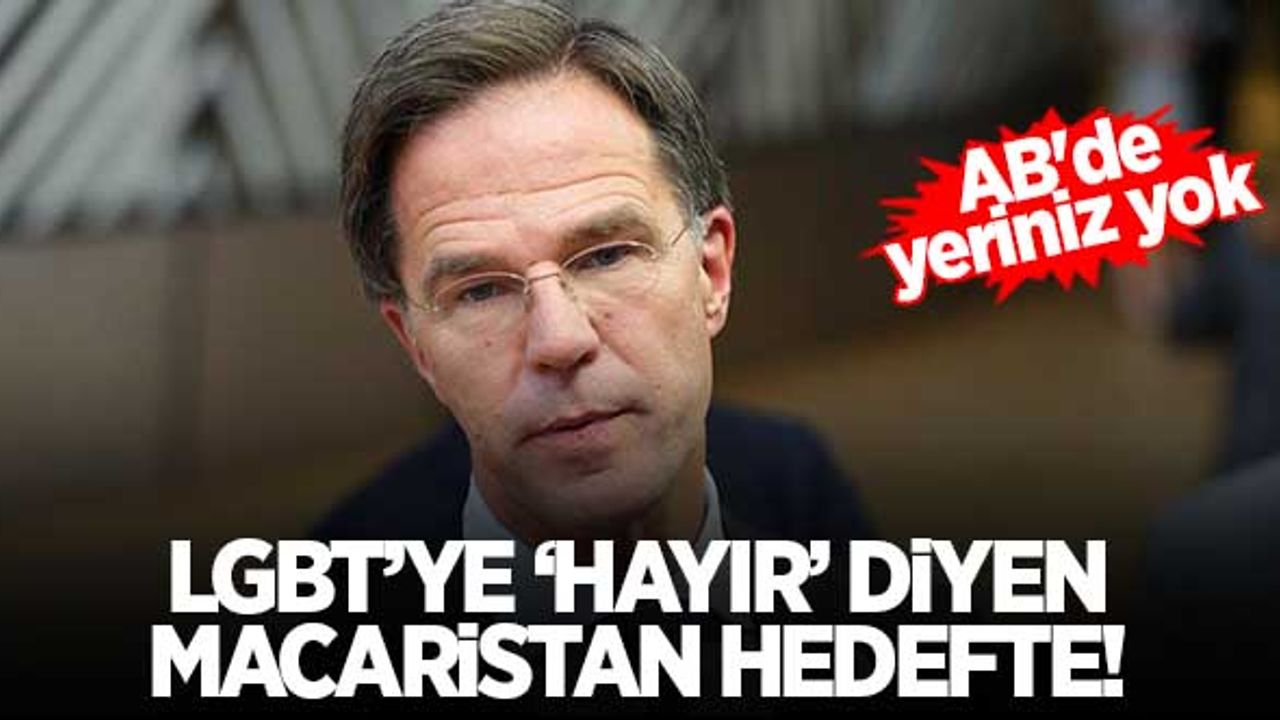 LGBT'ye 'Hayır' diyen Macaristan hedefte!