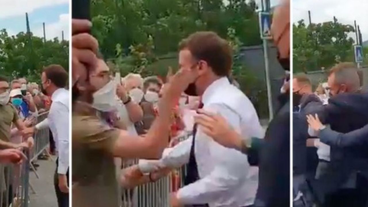 Macron'u tokatlayan adam için istenen ceza belli oldu!