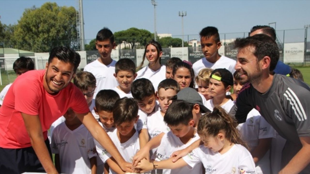 Nuri Şahin, Antalya'da Real Madrid Futbol Okulu'nun sezon açılışına katıldı