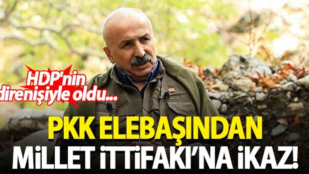 PKK'lı elebaşı Mustafa Karasu'dan Millet İttifakı'na ikaz: HDP'nin direnişiyle oldu...
