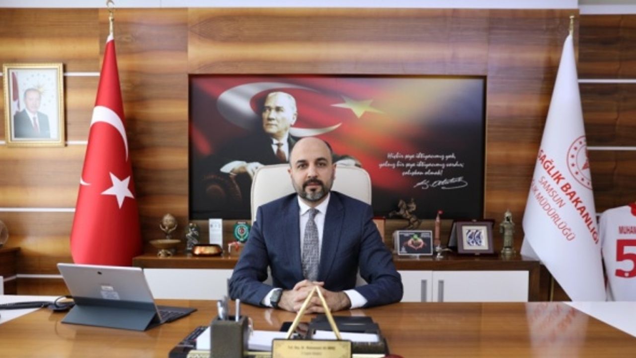 Samsun Sağlık Müdürü Oruç, aşının Kovid-19'a karşı en büyük silahları olduğunu bildirdi