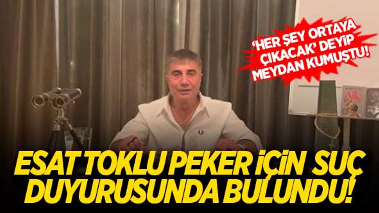 Sedat Peker 'her şey ortaya çıkacak." diyerek meydan okumuştu! Peker'in iddialarına yalanlama...