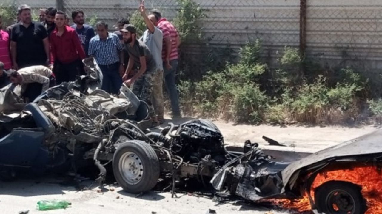 Afrin'deki bombalı terör saldırısında 3 sivil öldü