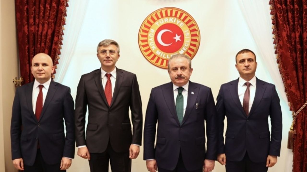 TBMM Başkanı Şentop, Bulgaristan Hak ve Özgürlükler Partisi Lideri Mustafa Karadayı'yı kabul etti