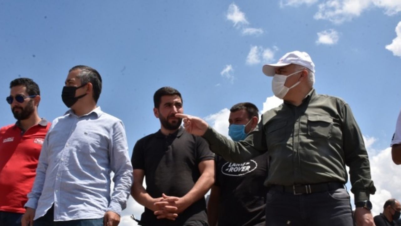 Türkiye Offroad Şampiyonası ilk ayak yarışına ev sahipliği yapacak Kızılcahamam'da hazırlıklar denetlendi