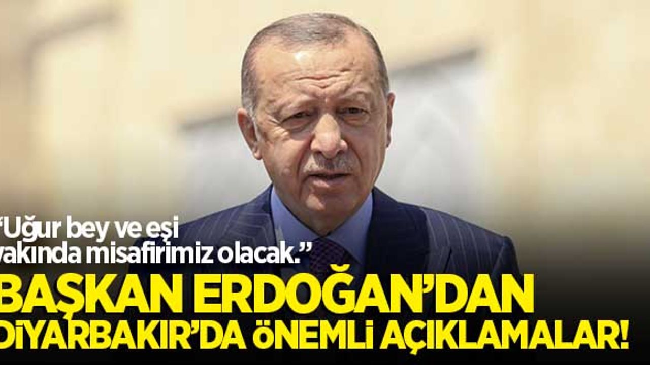 Başkan Erdoğan 'dan Diyarbakır'da önemli mesajlar!
