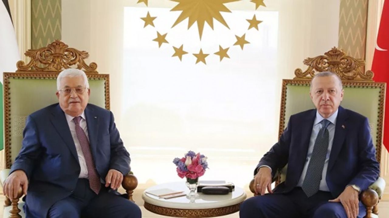 Başkan Erdoğan, Filistin Devlet Başkanı Abbas ile görüştü!