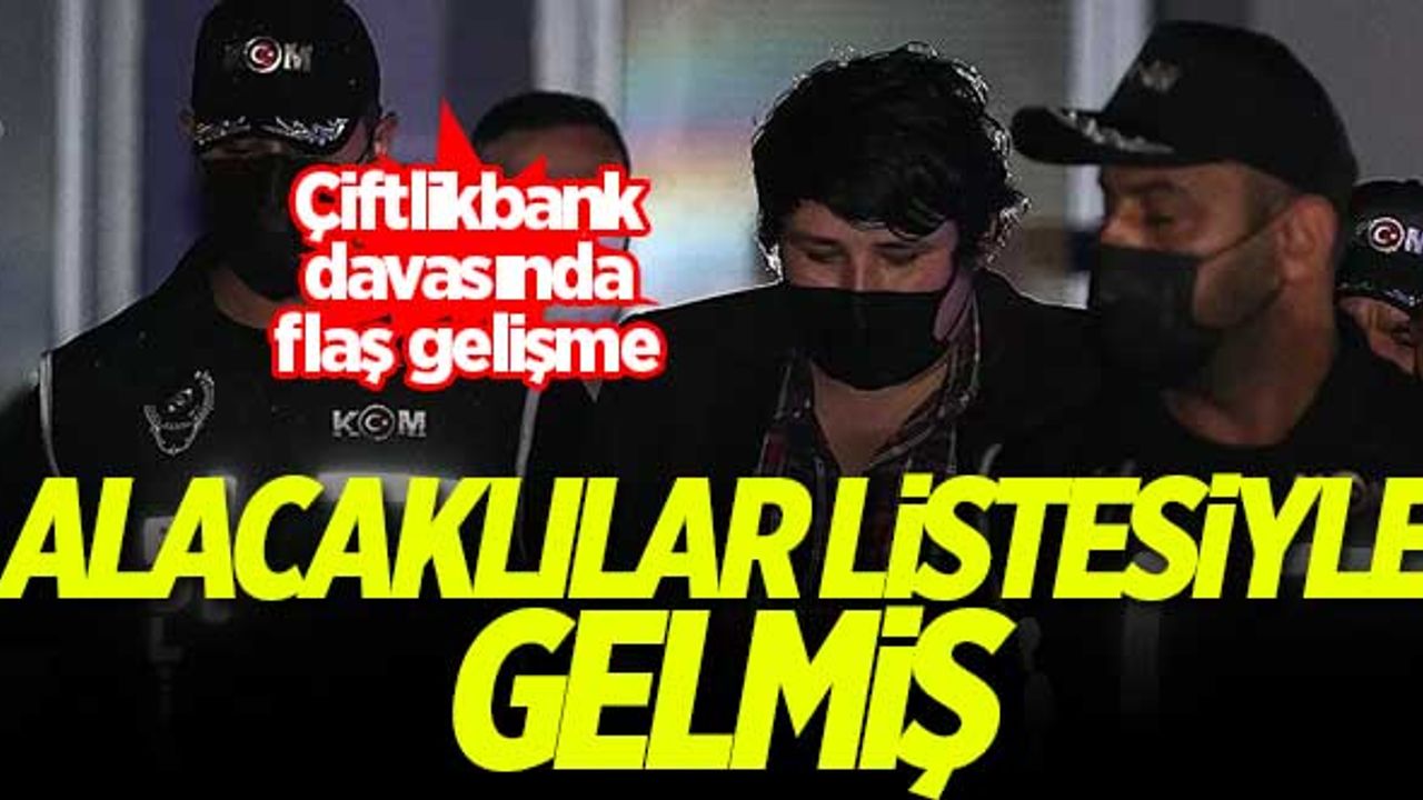 Mehmet Aydın yanında alacaklılar listesiyle geldi