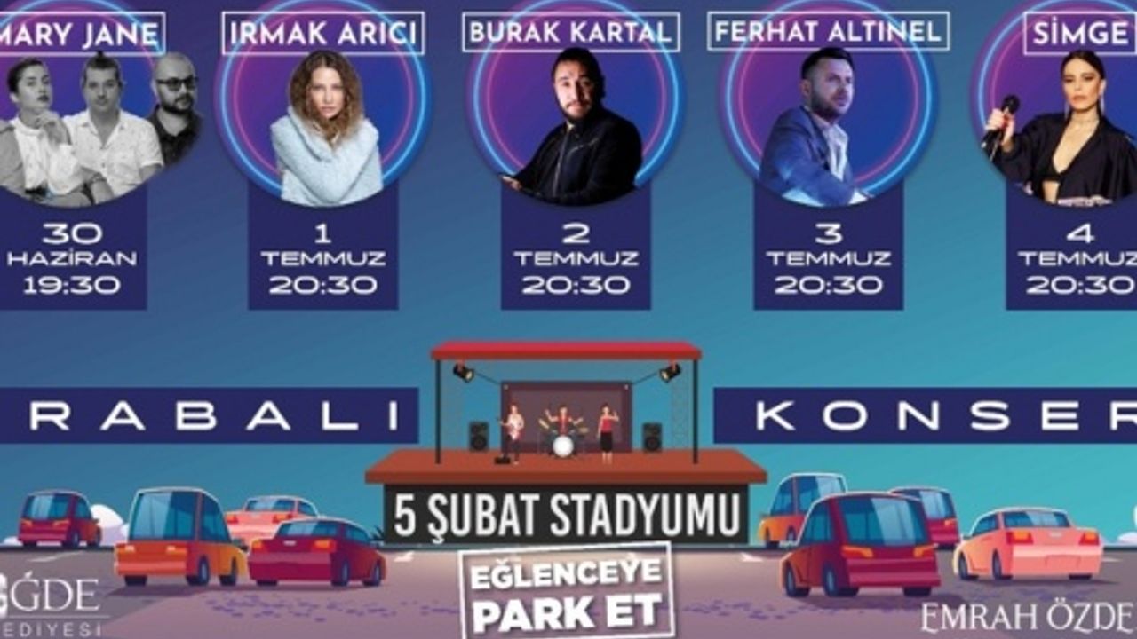 Niğde Belediyesince düzenlenen konserde vatandaşlara Kovid-19 aşısı yapıldı