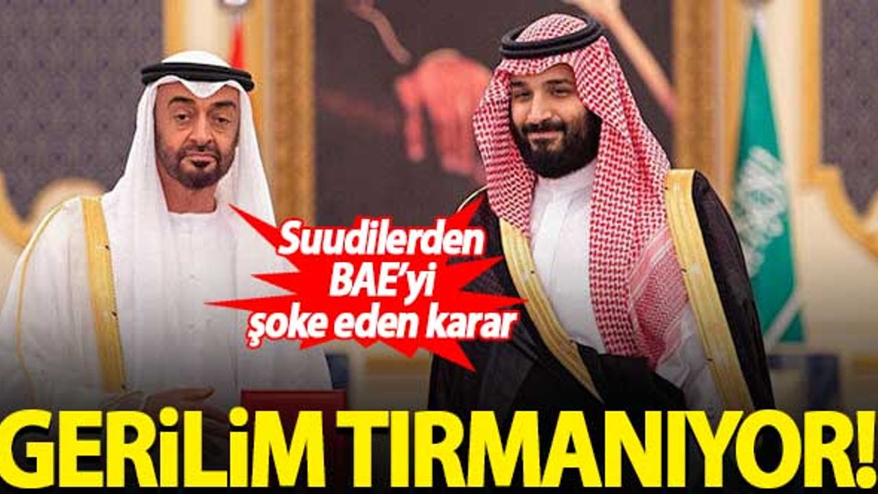 Suudi Arabistan ile BAE arasındaki gerilim tırmanıyor