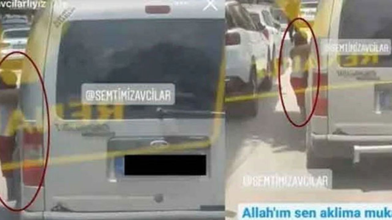 Yaramazlık yaptığını öne sürdüğü 3 yaşındaki oğlunu araçtan sarkıtan baba tutuklandı
