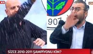 Canlı yayında '2010-2011 şampiyonu kim?' kavgası!