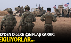 ABD'den o ülke için flaş karar! Çekiliyorlar...