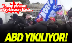ABD yıkılıyor! Trump yanlıları kongre binasını bastı...