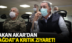 Bakan Akar'dan Bağdat'a kritik ziyaret!