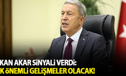 Bakan Akar sinyali verdi: Çok önemli gelişmeler olacak!