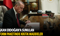 Başkan Erdoğan'a sunulan reform paketinde kritik maddeler
