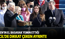 Biden'ın İncil'inde dikkat çeken 'Kelt Haçı' ayrıntısı!