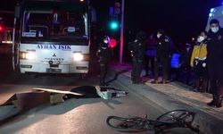 Bursa'da otobüsün çarptığı bisikletli öldü