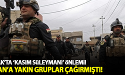 Irak'ta 'Kasım Süleymani' önlemi