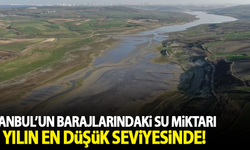 İstanbul'un barajlarındaki su miktarı 15 yılın en düşük seviyesinde!