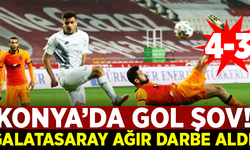 Konya'daki gol şovunda, Galatasaray'a ağır darbe!