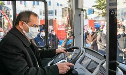 Samsun'da şehir içi ulaşım için alınan 33 otobüs sefere başladı
