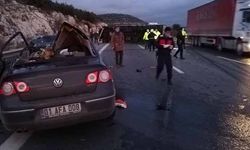 Tarsus'ta feci kaza: 5 ölü, 2 yaralı