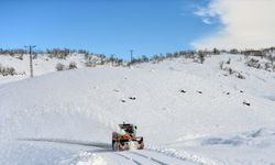 Tunceli'de 'kar kaplanları'nın zorlu kış mesaisi başladı