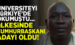 Türkiye'de üniversite bitirdi, ülkesinde cumhurbaşkanı adayı oldu!